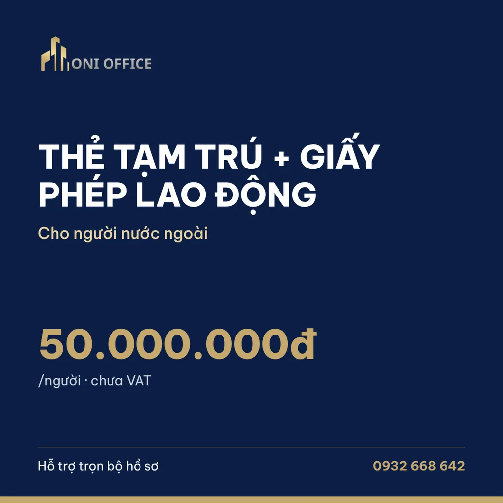 Thẻ tạm trú và giấy phép lao động cho người nước ngoài
