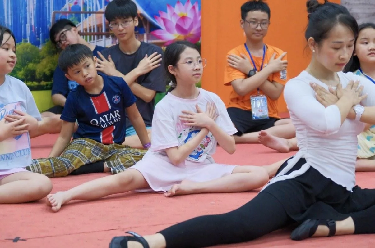 Học viên tham gia hoạt động trải nghiệm trong chương trình.