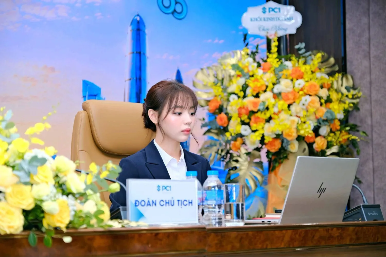 Bà Trịnh Khánh Linh, Chủ tịch mới của tập đoàn PC1. Ảnh: PC1