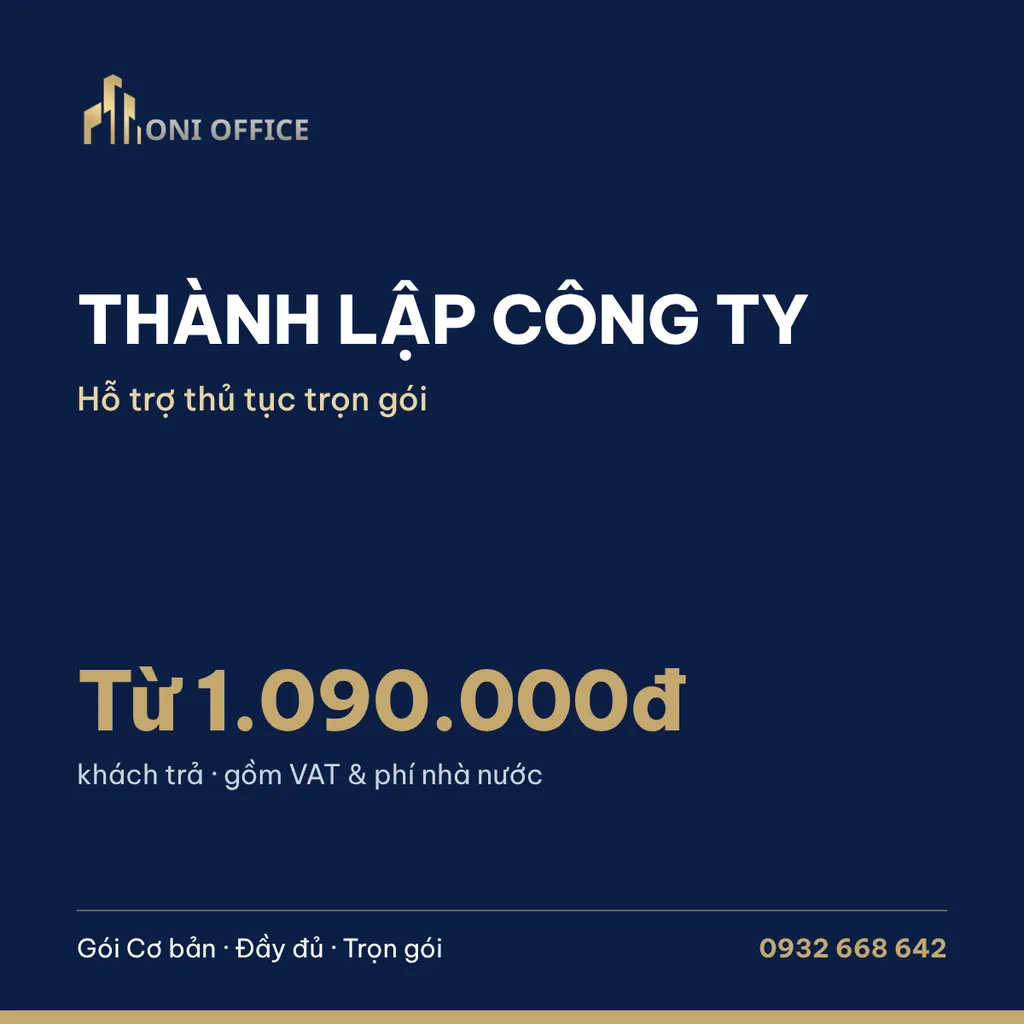 Hỗ trợ thủ tục thành lập công ty