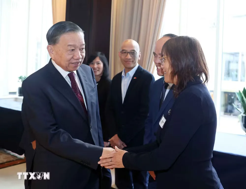 Tổng Bí thư, Chủ tịch nước Tô Lâm gặp gỡ đại diện chuyên gia, trí thức người Việt tại Bỉ và Luxembourg- Ảnh 2.